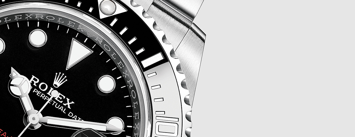 Detail of a Rolex timepiece